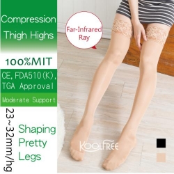 (Far-Infrared Ray)23-32mmHg Compression Stockings